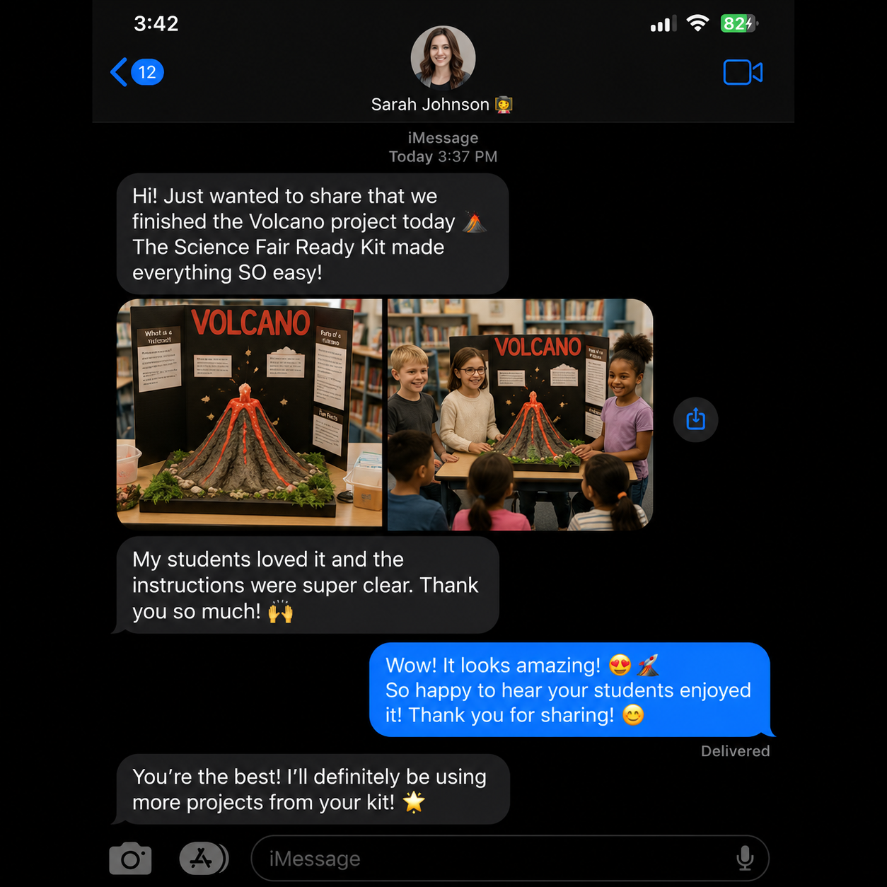 Customer testimonial