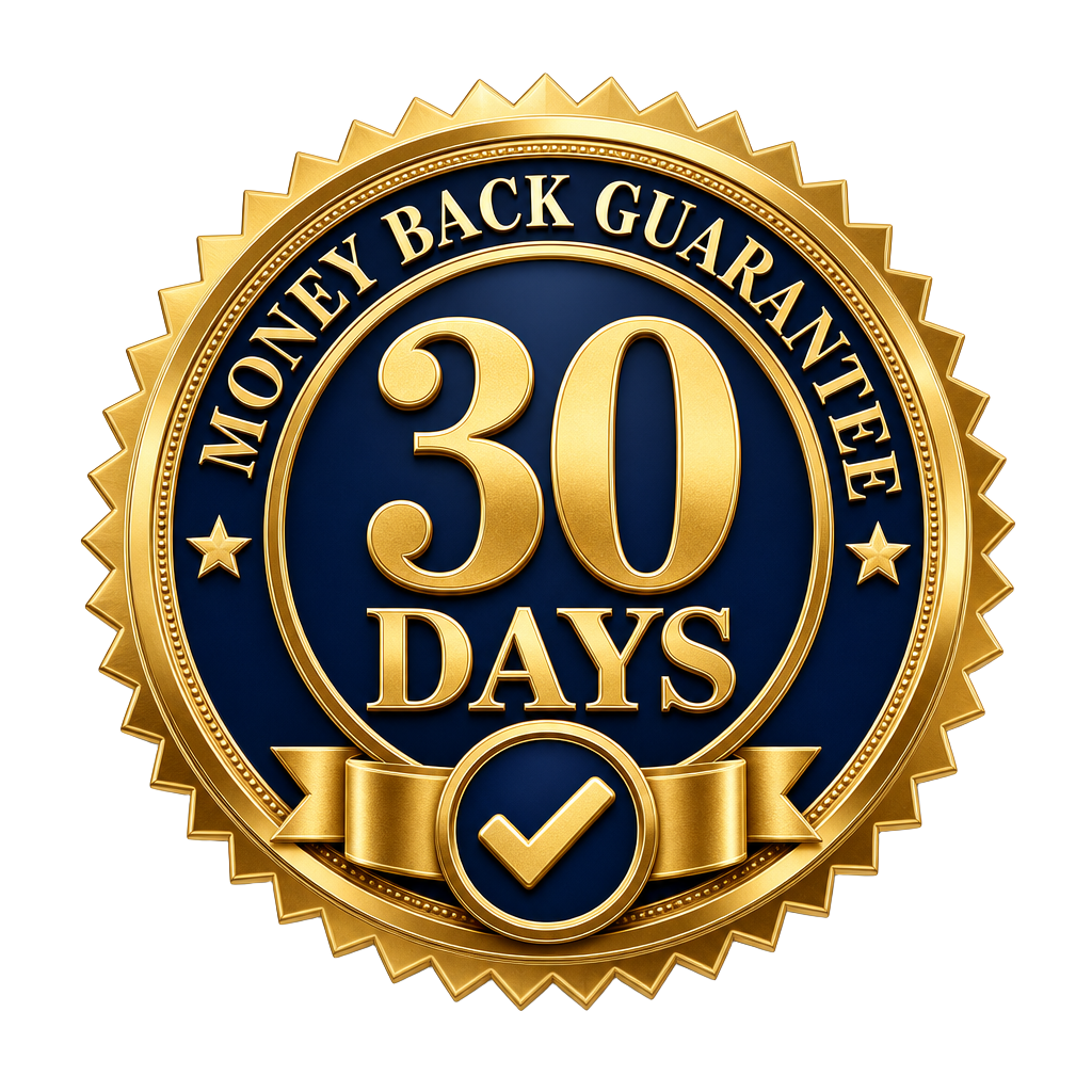 30-Day Money-Back Guarantee Seal